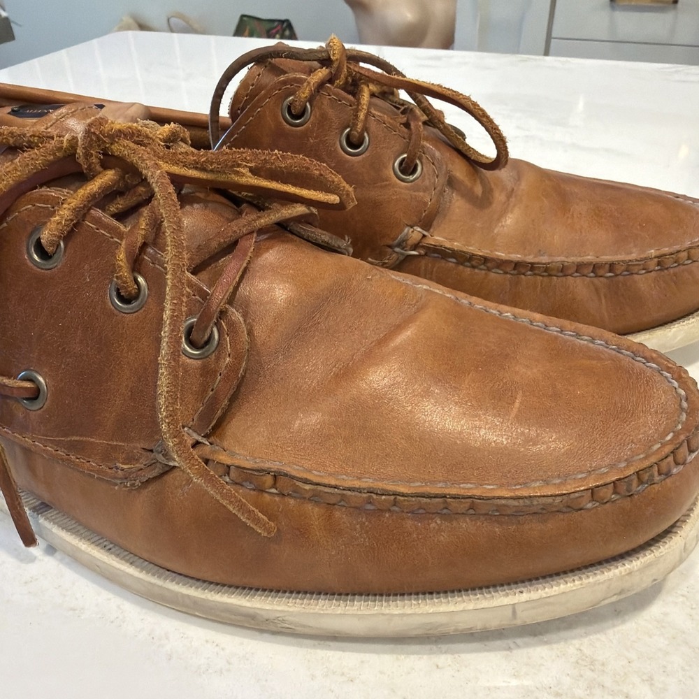Quoddy Head Boat Shoe Whiskey 11D $249 Retail - Picture 2 of 16